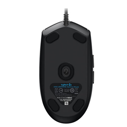 Logitech Gaming G102 LightSync Mouse 200DPI to 6000DPI adjustable optical sensor;black