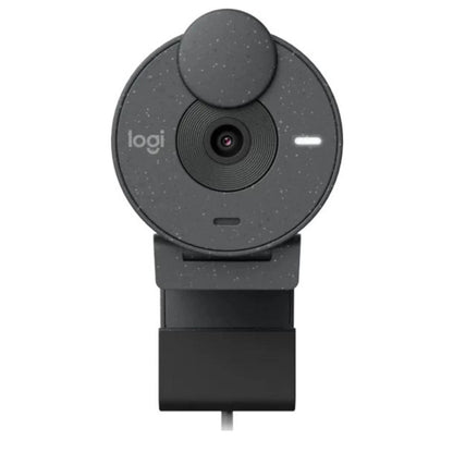 Logitech BRIO 305 Full HD Webcam – 1080p Video, Auto Light Correction, USB-C, Privacy Shutter – Graphite