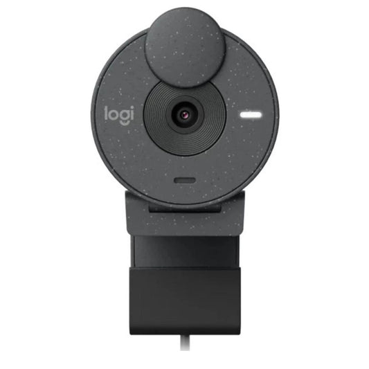 Logitech BRIO 305 Full HD Webcam – 1080p Video, Auto Light Correction, USB-C, Privacy Shutter – Graphite