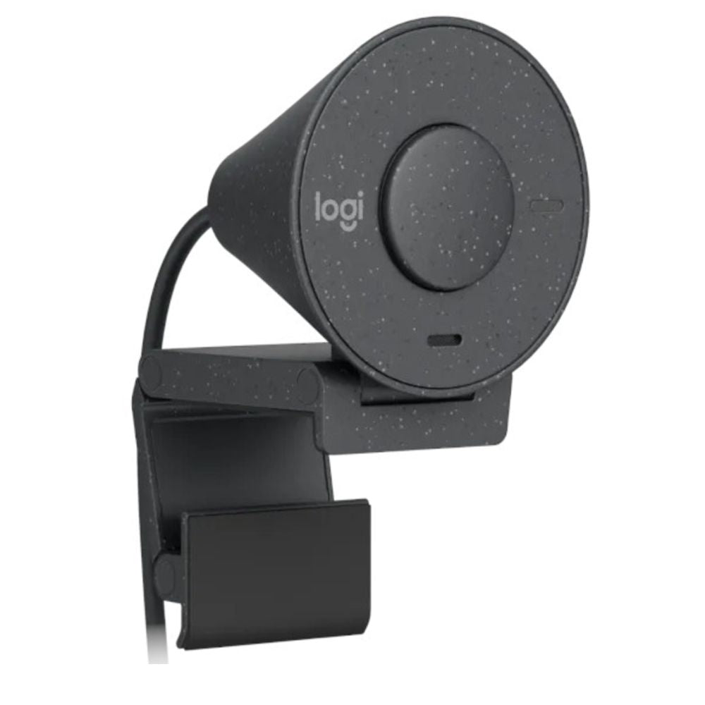 Logitech BRIO 305 Full HD Webcam – 1080p Video, Auto Light Correction, USB-C, Privacy Shutter – Graphite