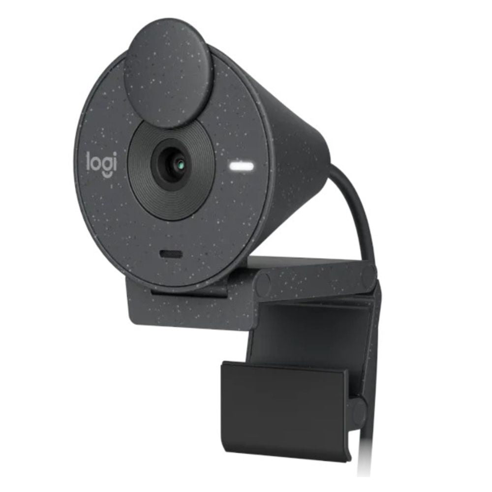Logitech BRIO 305 Full HD Webcam – 1080p Video, Auto Light Correction, USB-C, Privacy Shutter – Graphite