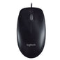 Logitech B100 Optical Mouse – Wired USB Mouse for Business – Comfortable, Ambidextrous Design