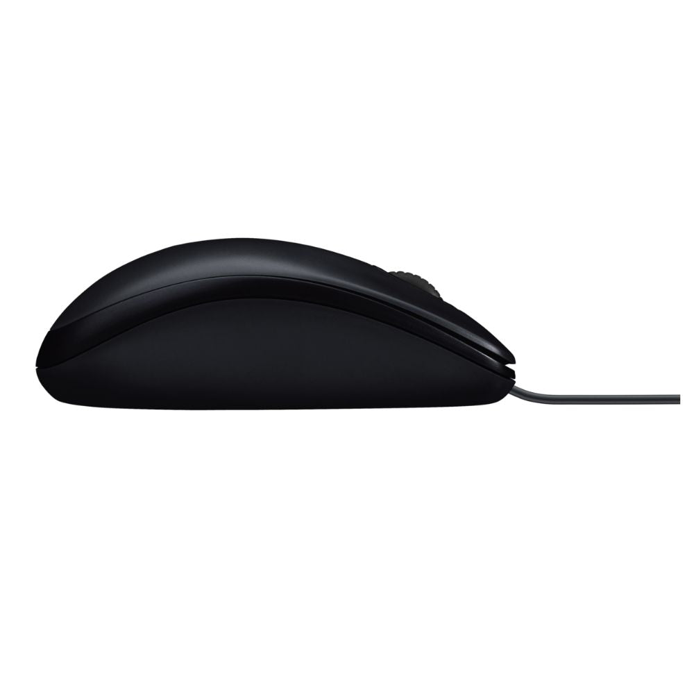 Logitech B100 Optical Mouse – Wired USB Mouse for Business – Comfortable, Ambidextrous Design