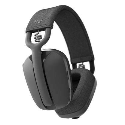 Logitech Zone Vibe Wireless Headset – MSFT Teams Certified – Bluetooth + USB Audio, Noise-Canceling Mic