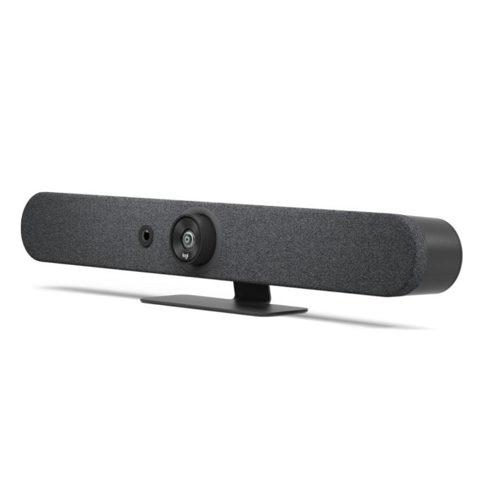 Logitech Rally Bar Mini – All-in-One Videobar (Graphite Grey) | 4K Video, AI Camera, USB or Appliance Mode