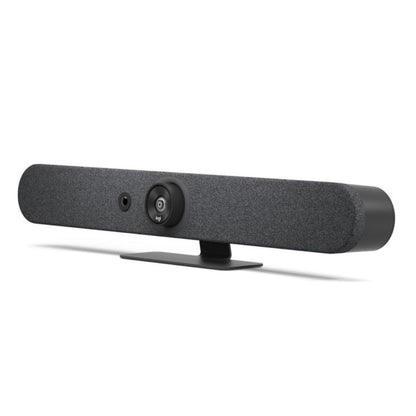 Logitech Rally Bar Mini – All-in-One Videobar (Graphite Grey) | 4K Video, AI Camera, USB or Appliance Mode
