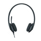 981-000475 - Logitech Headset H340 USB Stereo Internet headset over the head type with adjustable lightweight design