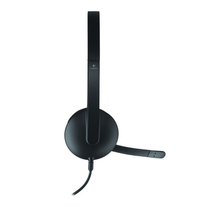 981-000475 - Logitech Headset H340 USB Stereo Internet headset over the head type with adjustable lightweight design