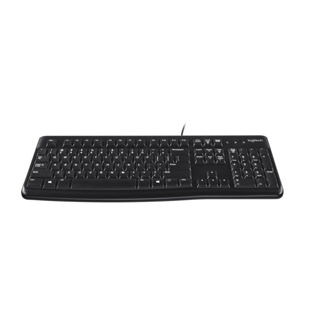 920-002508 - LOGI K120 Corded Keyboard plug and play USB connection spill resist.