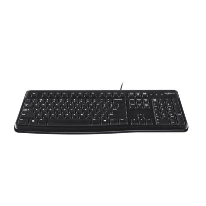 920-002508 - LOGI K120 Corded Keyboard plug and play USB connection spill resist.