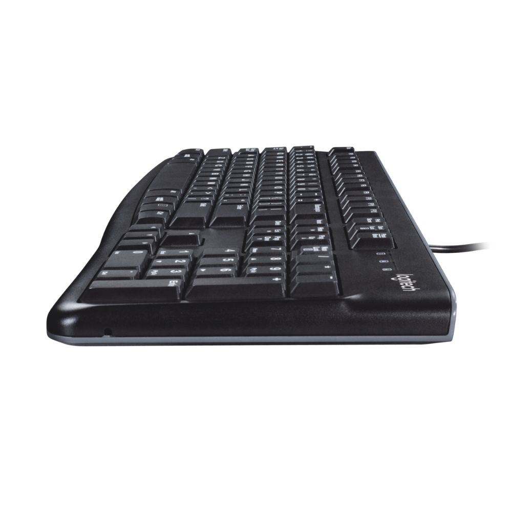 920-002508 - LOGI K120 Corded Keyboard plug and play USB connection spill resist.
