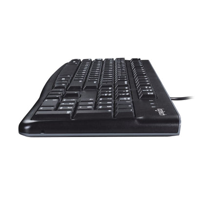 920-002508 - LOGI K120 Corded Keyboard plug and play USB connection spill resist.