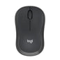Logitech M240 Silent Wireless Bluetooth mouse in graphite, compact portable design with silent clicks