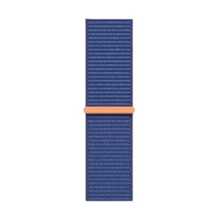 Apple Watch 45mm Sport Loop Ocean Blue MW4P3ZM/A — lightweight double-layer woven nylon band, adjustable