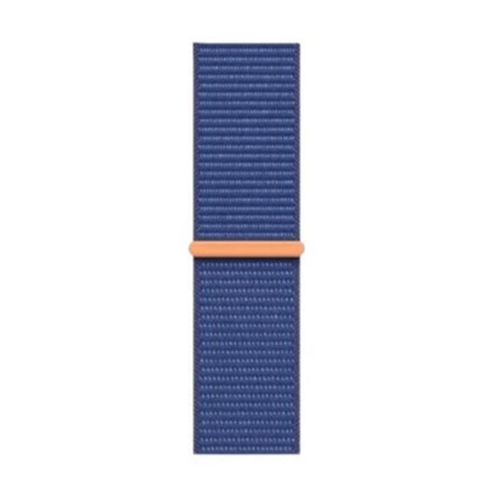 Apple Watch 45mm Sport Loop Ocean Blue MW4P3ZM/A — lightweight double-layer woven nylon band, adjustable