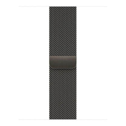 Apple Watch 41mm Milanese Loop Graphite stainless steel magnetic mesh band with smooth Italian-inspired design