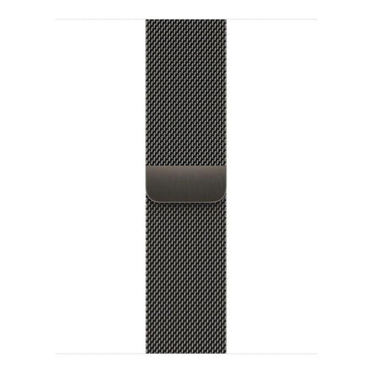 Apple Watch 41mm Milanese Loop Graphite stainless steel magnetic mesh band with smooth Italian-inspired design