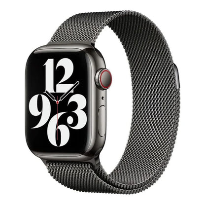 Apple Watch 41mm Milanese Loop Graphite MTJM3ZM/A with elegant stainless steel magnetic mesh band