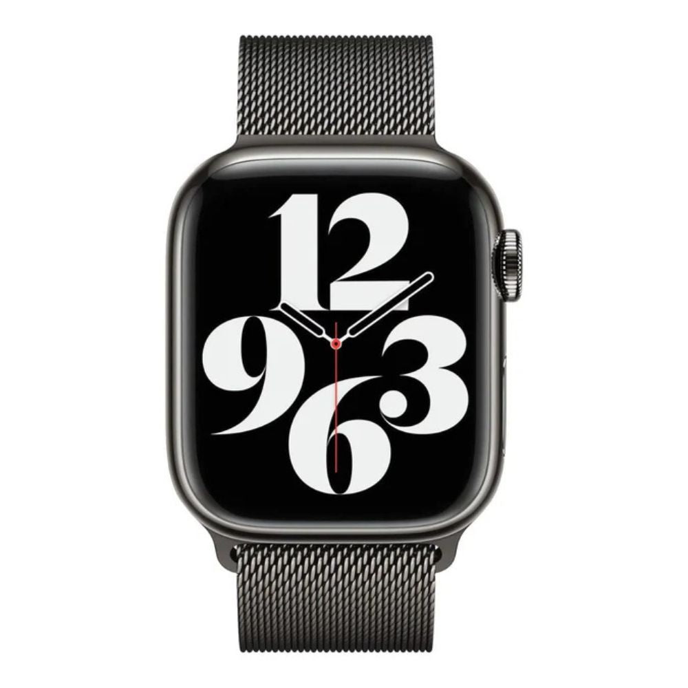 Apple Watch 41mm Milanese Loop Graphite MTJM3ZM/A with elegant stainless steel magnetic mesh band