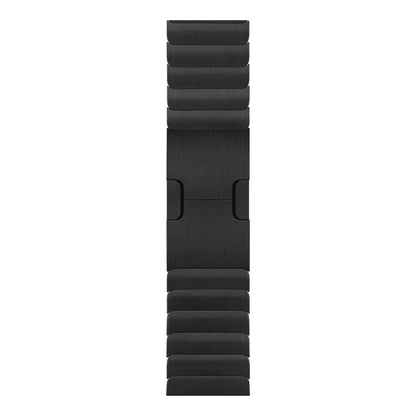 38mm Space Black link bracelet, 316L stainless steel band with PVD deep-space black finish and precision link clasp