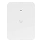 Ubiquiti U7-Pro-Wall WiFi 7 wall-mounted access point, white slim rectangular plate with subtle logo