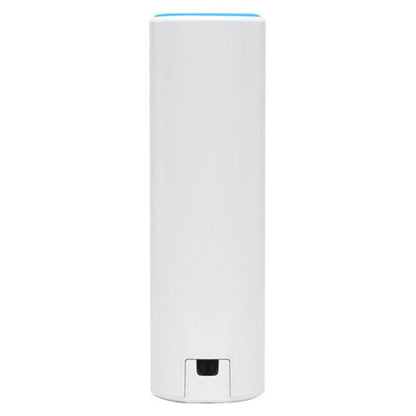 Ubiquiti UniFi FlexHD cylindrical dual-band 4x4 MU-MIMO Wi‑Fi access point with sleek white housing and flexible mount