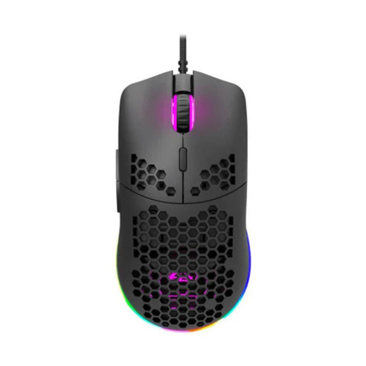 Canyon Puncher GM-11 RGB Gaming Mouse (CND-SGM11B) – Lightweight, 6400 DPI, 6 Buttons, USB black honeycomb RGB by Canyon