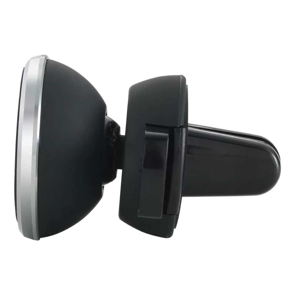 Canyon CH-4 Magnetic Car Phone Holder – Air Vent Mount with Quick-Release Button attached to vent, black compact design