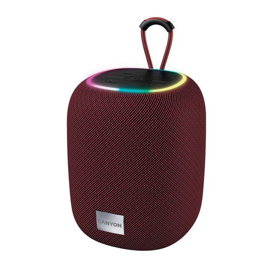 Canyon BSP-8 Portable Bluetooth Speaker Red (CNE-CBTSP8R) – 10W Wireless Speaker with Battery