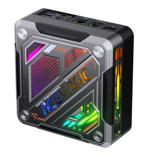 ACEMAGIC Gaming Mini PC - AMD Ryzen 7, 32GB RAM, 1TB SSD, Windows 11 Pro - Compact RGB-lit mini gaming PC with front ports