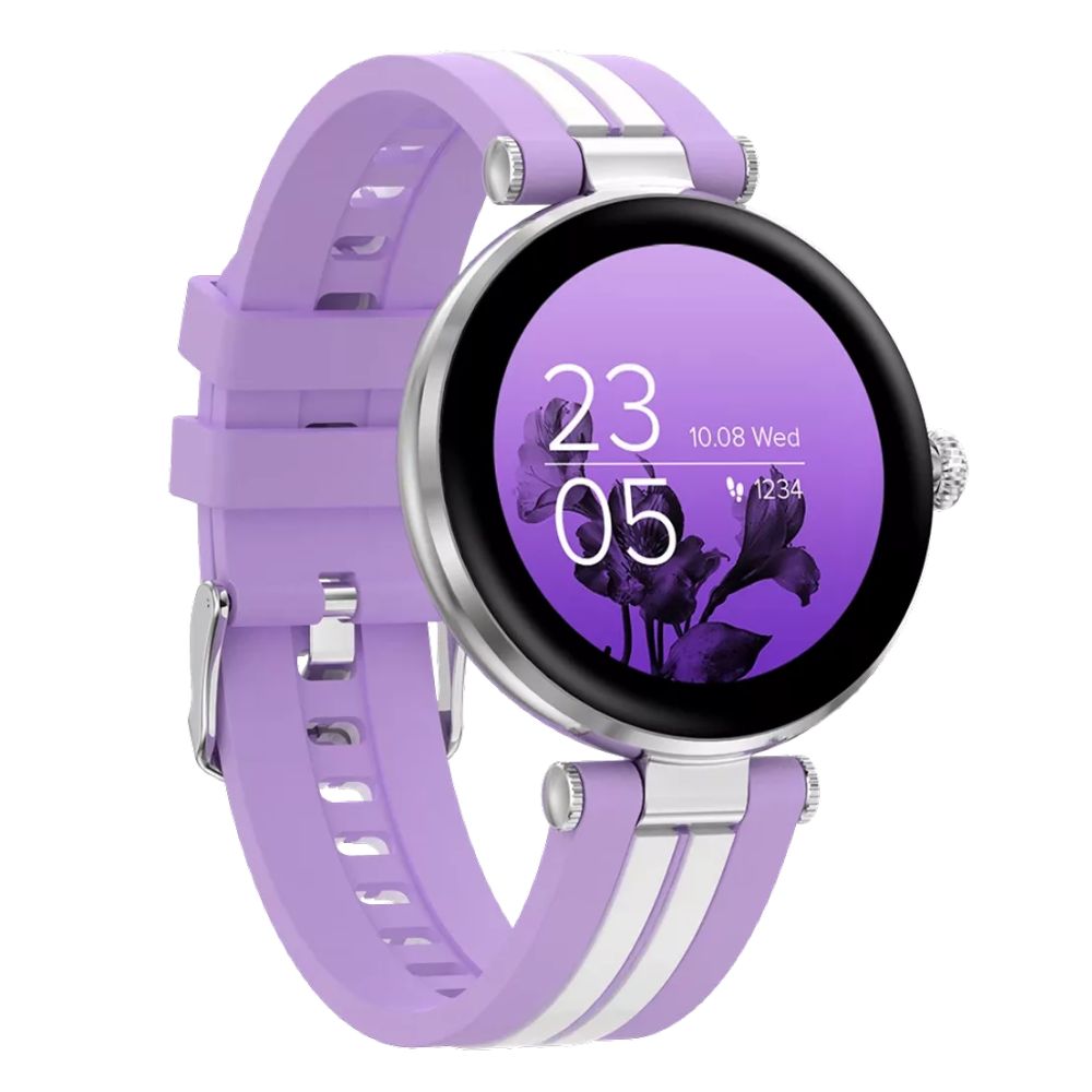 Smart Watch "Semifreddo" SW-61 lavender round display, fitness tracker with heart rate, sleep and notifications