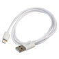 Canyon Lightning Cable CFI-1 – 1m, White, 5W Charging – Sync USB to Lightning cable for iPhone and iPad