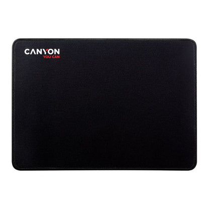 Canyon Gaming Mouse Pad CNE-CMP4 – 350x250x3mm – Non-Slip Rubber Base, Smooth Surface, Black, Canyon logo, stitched edges