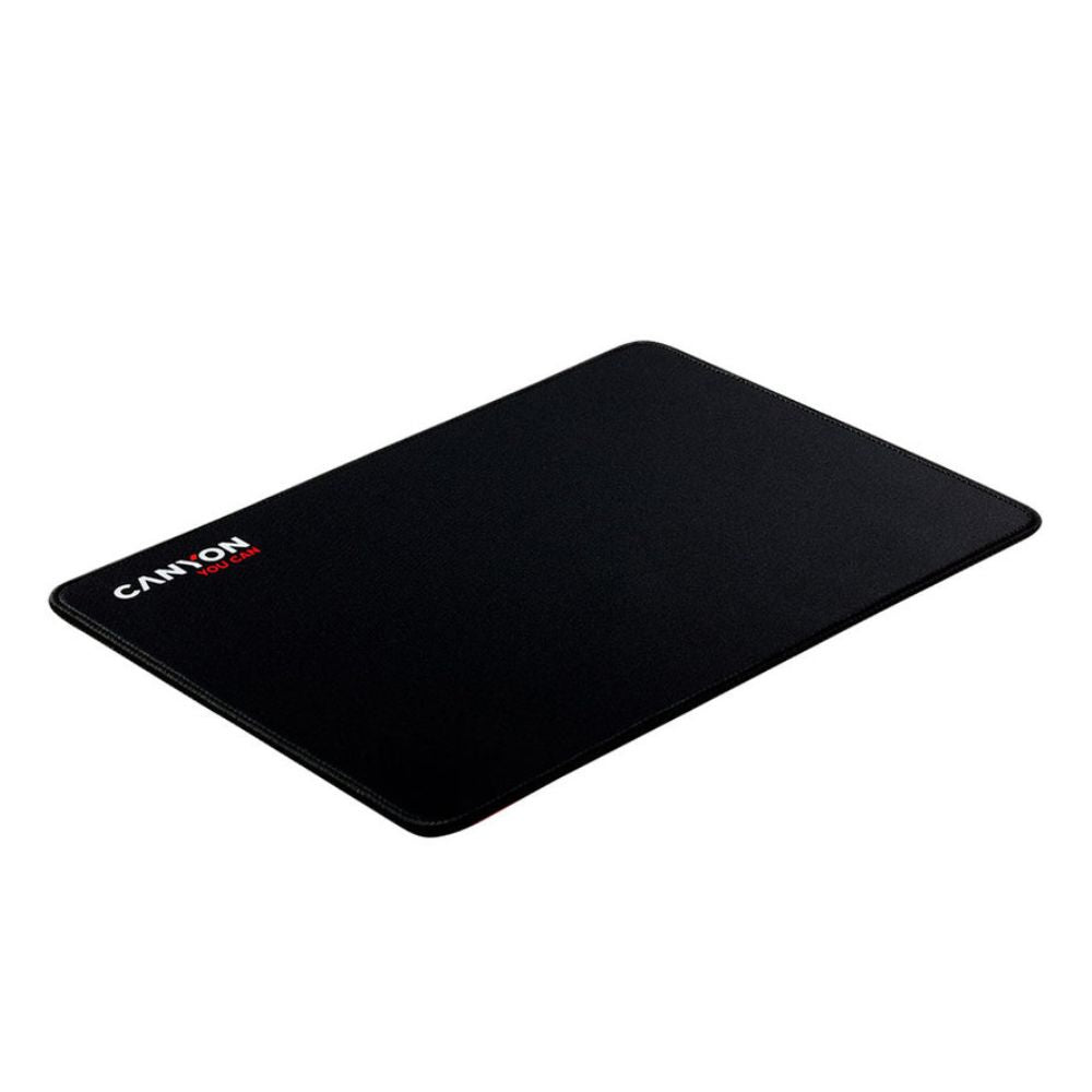 Canyon Gaming Mouse Pad CNE-CMP4 – 350x250x3mm – Non-Slip Rubber Base, Smooth Surface, Black with Canyon logo