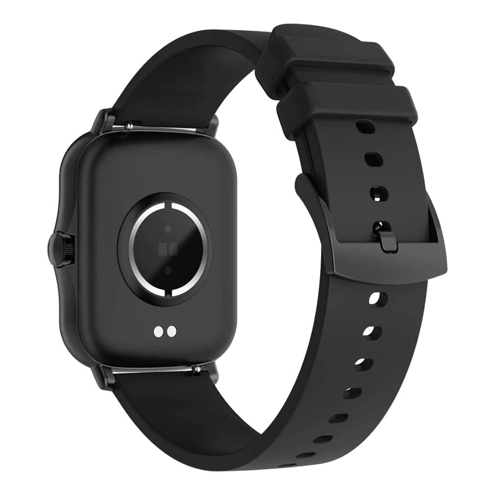 Smart Watch Barberry SW-79, black premium fitness tracker with SpO₂ and heart rate sensors, silicone strap