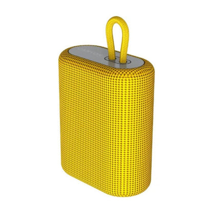 Canyon BSP-4 Yellow Bluetooth Speaker (CNE-CBTSP4Y) – 5W Portable Wireless with Battery, yellow speaker with loop