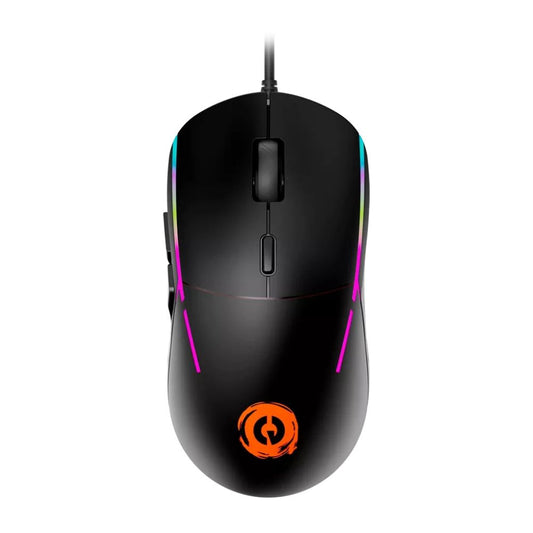 CANYON mouse Shadder GM-321 RGB 6buttons Wired Black, Canyon gaming mouse with RGB lighting and 6 programmable buttons