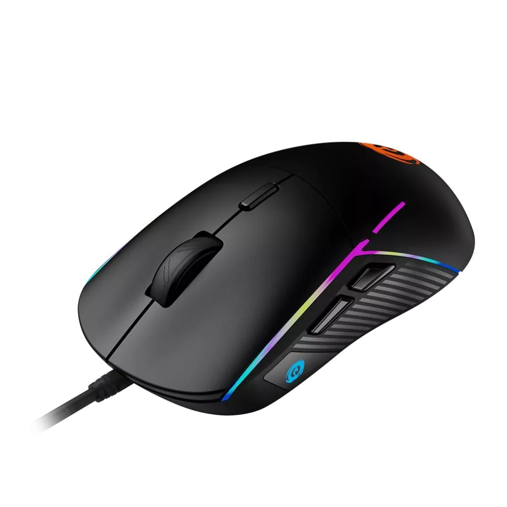 CANYON mouse Shadder GM-321 RGB 6buttons Wired Black sleek black wired gaming mouse with RGB lighting