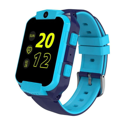 Canyon KW-41 Cindy Kids Smart Watch – GPS Tracker, SOS, Camera in vibrant blue kids smartwatch with SOS button — Canyon