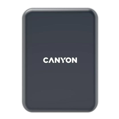 CANYON CH-15 Car Holder black MegaFix C-15 wireless charger 15W fast charging USB-C with CANYON logo