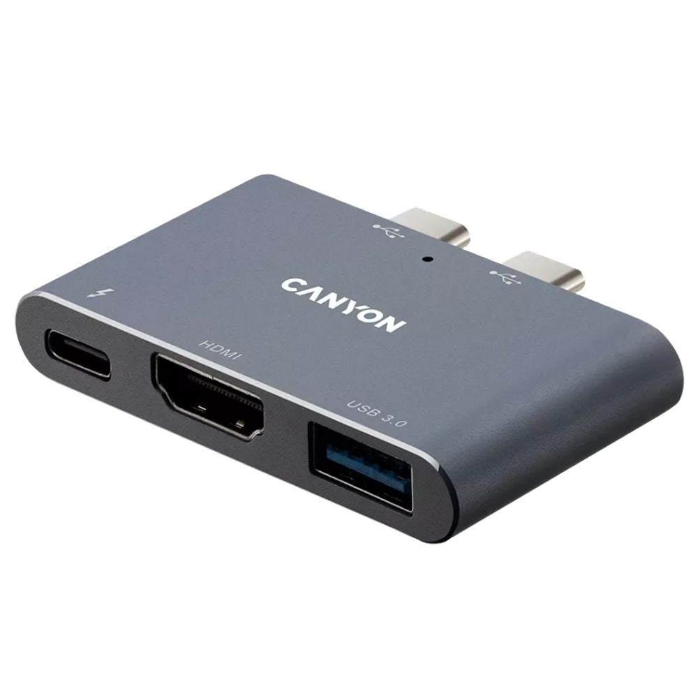 Canyon Thunderbolt 3 Docking Station 3-in-1 DS-1 – Ultra-Fast USB-C Hub with HDMI, USB-A & Charging