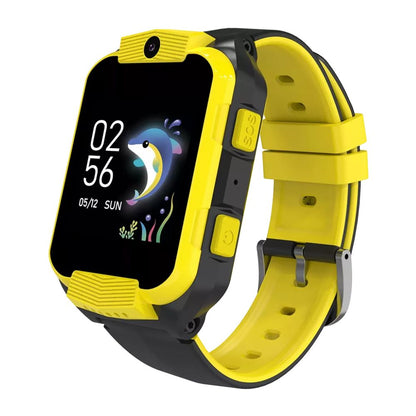CANYON Cindy KW-41 4G Kids Smart Watch – GPS, Camera, Music, SOS, Video Call – Yellow/Black bright kid smartwatch