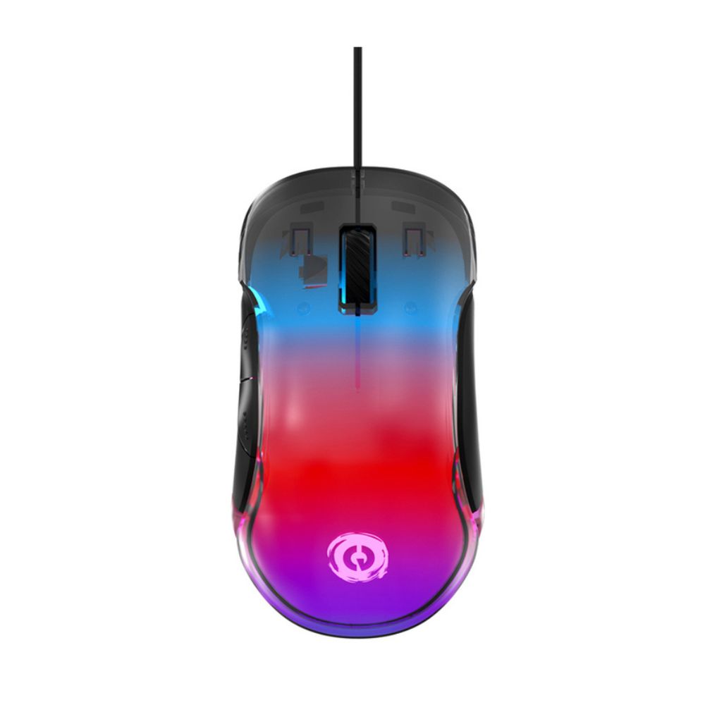 CANYON Gaming Mouse CND-SGM728 – High-Precision Sensor, 7 Programmable Buttons, RGB Lighting, wired top-view