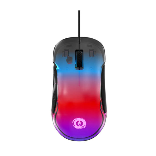 CANYON Gaming Mouse CND-SGM728 – High-Precision Sensor, 7 Programmable Buttons, RGB Lighting, wired top-view