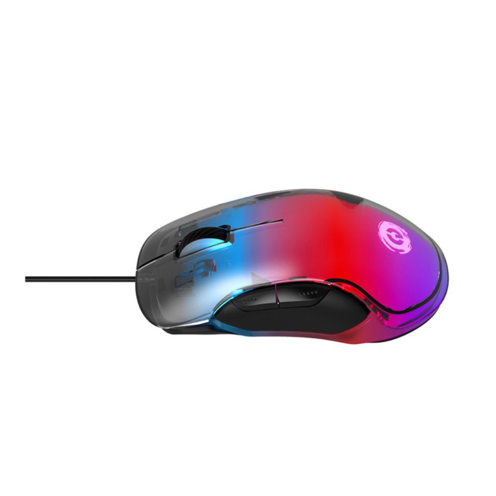 CANYON Gaming Mouse CND-SGM728 – High-Precision Sensor, 7 Programmable Buttons, RGB Lighting in red-blue glow