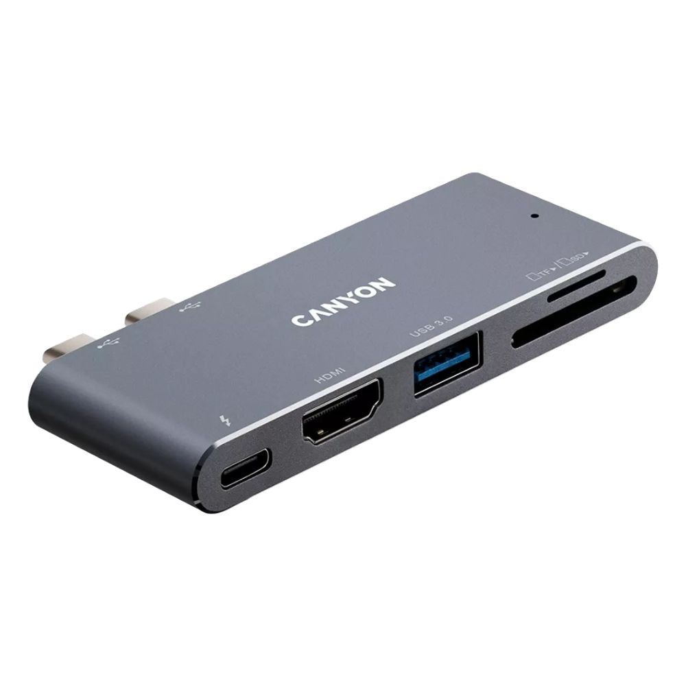 Canyon Thunderbolt 3 Docking Station 5-in-1 DS-5 – High-Speed USB-C Hub with 4K HDMI, PD, SD & USB 3.0
