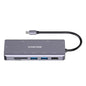 Canyon 13-Port USB-C Hub DS-12 – 4K HDMI, USB 3.0, PD 100W, VGA, Ethernet, SD/TF, Audio, Full Docking