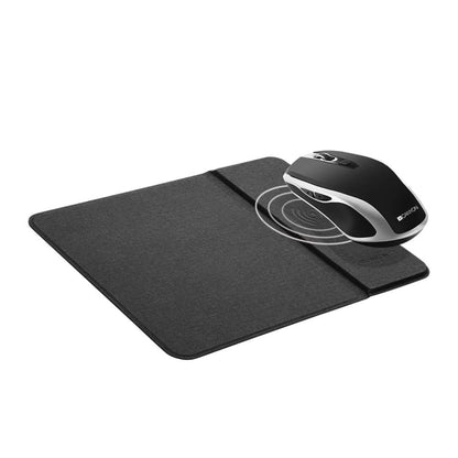 Canyon MP-W5 Mouse Pad with 10W Wireless Charging – Black, 324x244mm – Fast black wireless charging mouse pad with mouse