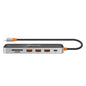 Canyon 7-Port USB-C Hub DS-13 – 4K HDMI, USB 3.0, SD/TF, PD 100W, Ethernet, Slim Aluminum Dock