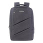 Canyon BPE-5 15.6" Notebook Backpack – Lightweight, Water-Resistant, Grey – CNS-BPE5GY1 grey front laptop backpack by Canyon